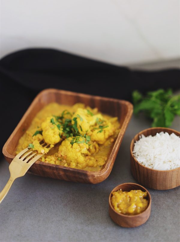 Meal 4: Indian Dhal with mango chutney