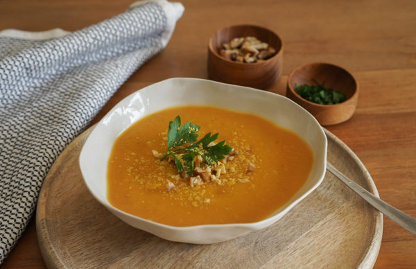 Steamed  Organic Pumpkin Soup (V-GF)